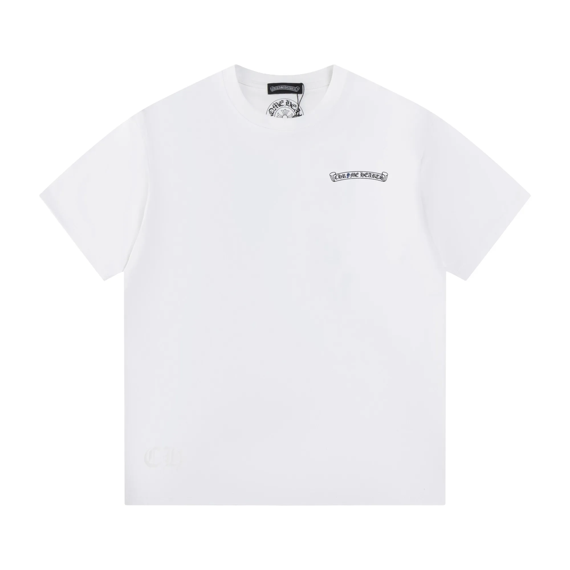 May Day Welfare Style 🅿️116 - Crow Heart Short-sleeved T-shirt, same style for men and women - Made of original 280g 100% cotton fabric, soft and comfortable, threads are dyed in the same vat with zero color difference, exclusive quality difference currency, welcome to compare - Color: White - Size: XS S M L